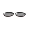 Barebones Living Barebones, Enamel Deep Plate, Hand-Finished Baked Stainless Steel Trim, 2PK CKW-358